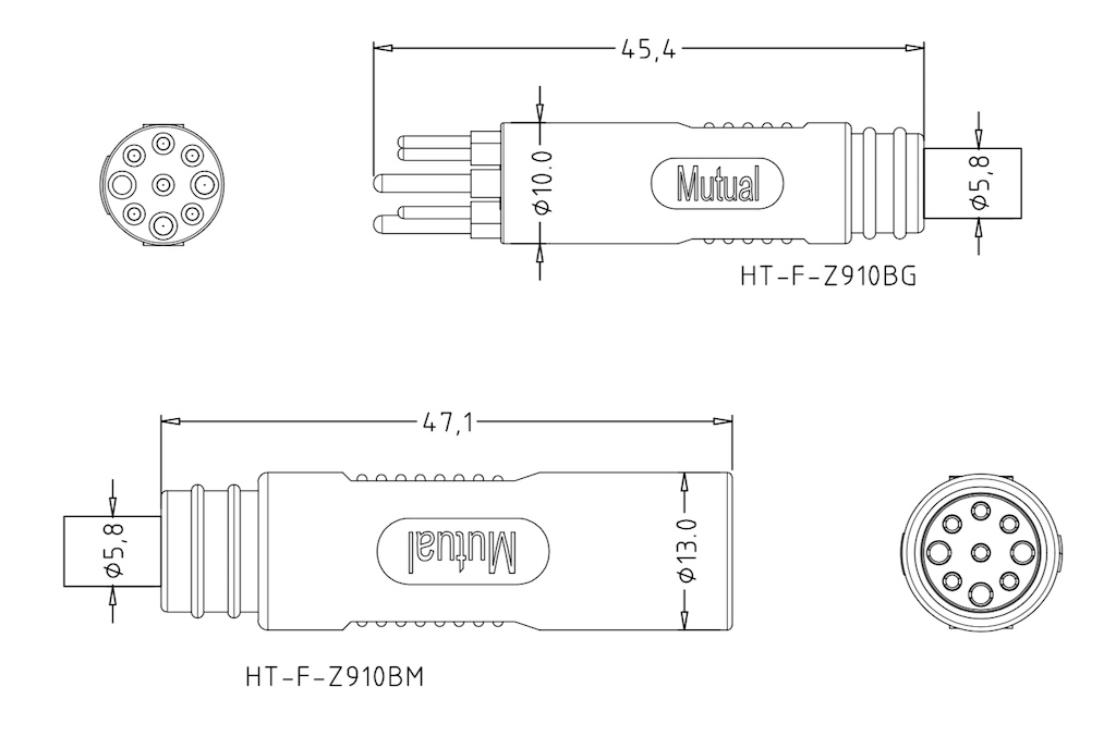 E-Bike-Motorstecker 910B