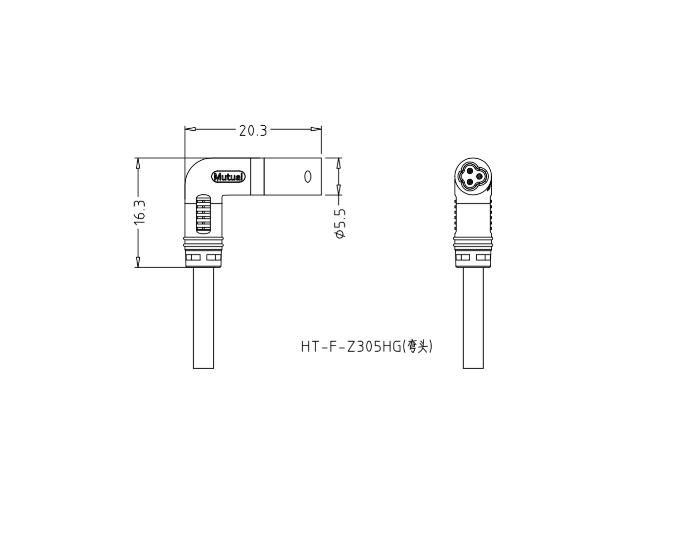 Z305 90-Grad-Signal